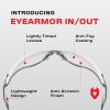 imageNoCry ANSI Z871 Safety Glasses with Scratch Resistant Coating  Anti Fog Safety Glasses Clear Safety Eyewear for Men 100 UV Resistant Eye Protection Glasses  Suitable for Indoor or Outdoor UseTinted