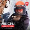 imageNoCry ANSI Z891 Rated Arborist Helmet  Chainsaw Helmet with Face Shield and Ear Muffs  Adjustable Hard Hat with Adaptive Ventilation ImpactResistant Mesh Face Shield for Forestry with Side GuardsOrange