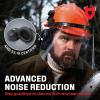 imageNoCry ANSI Z891 Rated Arborist Helmet  Chainsaw Helmet with Face Shield and Ear Muffs  Adjustable Hard Hat with Adaptive Ventilation ImpactResistant Mesh Face Shield for Forestry with Side GuardsOrange