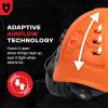 imageNoCry ANSI Z891 Rated Arborist Helmet  Chainsaw Helmet with Face Shield and Ear Muffs  Adjustable Hard Hat with Adaptive Ventilation ImpactResistant Mesh Face Shield for Forestry with Side GuardsOrange