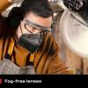 imageNoCry Anti Fog Safety Goggles for Women and Men with Premium AntiScratch Coating  ANSI Z87 Certified Lenses and Adjustable Headband  Ideal for Chemistry Labs Science Projects and Dust Protection