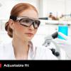 imageNoCry Anti Fog Safety Goggles for Women and Men with Premium AntiScratch Coating  ANSI Z87 Certified Lenses and Adjustable Headband  Ideal for Chemistry Labs Science Projects and Dust Protection