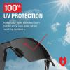imageNoCry AntiFog Safety Sunglasses for Men with Scratch Resistant Lenses  Tinted Safety Glasses for Construction with 100 UV Protection  ANSI Z871 Work Sunglasses with Adjustable Temples ampamp Nose PadBlack  Black