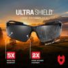 imageNoCry AntiFog Safety Sunglasses for Men with Scratch Resistant Lenses  Tinted Safety Glasses for Construction with 100 UV Protection  ANSI Z871 Work Sunglasses with Adjustable Temples ampamp Nose PadBlack  Black