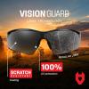 imageNoCry AntiFog Safety Sunglasses for Men with Scratch Resistant Lenses  Tinted Safety Glasses for Construction with 100 UV Protection  ANSI Z871 Work Sunglasses with Adjustable Temples ampamp Nose PadBlack  Red