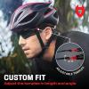 imageNoCry AntiFog Safety Sunglasses for Men with Scratch Resistant Lenses  Tinted Safety Glasses for Construction with 100 UV Protection  ANSI Z871 Work Sunglasses with Adjustable Temples ampamp Nose PadBlack  Red