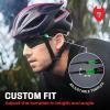 imageNoCry AntiFog Safety Sunglasses for Men with Scratch Resistant Lenses  Tinted Safety Glasses for Construction with 100 UV Protection  ANSI Z871 Work Sunglasses with Adjustable Temples ampamp Nose PadBlack  Green