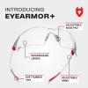 imageNoCry Clear Shooting Glasses for Men with AntiFog and Scratch Resistant Wraparound Lenses  ANSI Z87 Protective Eyewear with Adjustable Temples ampamp Nose Pad  100 UV Eye ProtectionWhite  Red