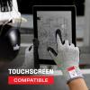 imageNoCry Cut Resistant Work Gloves for Women and Men with Reinforced Fingers Comfortable 100 Food Grade Kitchen Cooking Hand Protection Ambidextrous Safety Gear for Cutting Level 5 ProtectionWater Resistant  Enhanced Grip Grey
