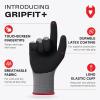 imageNoCry Gardening Gloves for Men with Strong Grip and Touchscreen Tips  Breathable Rubber Coated Garden Gloves with Superior Dexterity  SnugFitting Yard Gloves for Men or Lawn Gloves MenGrey  White