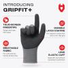 imageNoCry Gardening Gloves for Men with Strong Grip and Touchscreen Tips  Breathable Rubber Coated Garden Gloves with Superior Dexterity  SnugFitting Yard Gloves for Men or Lawn Gloves MenBlack  Grey