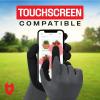 imageNoCry Gardening Gloves for Men with Strong Grip and Touchscreen Tips  Breathable Rubber Coated Garden Gloves with Superior Dexterity  SnugFitting Yard Gloves for Men or Lawn Gloves MenGrey  White