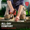 imageNoCry Gardening Knee Pads for Women and Men  Waterproof Foam Padding in a Lightweight Yet Durable Design Easy to Wear with Adjustable Elastic HookandLoop Straps  Ideal for the Garden and Yard WorkGreen