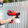 imageNoCry HVLP Electric Paint Sprayer Gun  1200mlmin Paint Gun or Stain Sprayer with Adjustable Airflow and 600W Motor  HVLP Paint Sprayers for Home Interior or Exterior  3 Spray Patterns 4 Nozzles