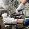 imageNoCry Heavy Duty Cut Resistant Work Gloves  Durable Cut Resistant Gloves with Grip Dots Level 5 Cutting Gloves for Chefs Perfect Wood Carving Gloves Anti Cut Gloves for Glass Handling Chef GlovesMedium