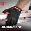 imageNoCry Heavy Duty Work Gloves for Men  Soft PVC Knuckles Reinforced Fingers ampamp Thumb Crotches Padded Palms Double Stitched with Grip and Touchscreen TipsXLarge