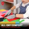 imageNoCry Kids Cutting Gloves XS 812 Years  100 Food Grade and Level 5 Protection  Comfortable and Lightweight Yet Tough  Ambidextrous  Ideal for Fishing Wood Carving and WhittlingXXS 47 years old