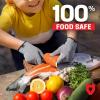 imageNoCry Kids Cutting Gloves XS 812 Years  100 Food Grade and Level 5 Protection  Comfortable and Lightweight Yet Tough  Ambidextrous  Ideal for Fishing Wood Carving and WhittlingXXS 47 years old