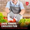imageNoCry Kids Cutting Gloves XS 812 Years  100 Food Grade and Level 5 Protection  Comfortable and Lightweight Yet Tough  Ambidextrous  Ideal for Fishing Wood Carving and WhittlingXXS 47 years old
