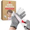 imageNoCry Kids Cutting Gloves XS 812 Years  100 Food Grade and Level 5 Protection  Comfortable and Lightweight Yet Tough  Ambidextrous  Ideal for Fishing Wood Carving and WhittlingXXS 47 years old