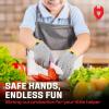 imageNoCry Kids Cutting Gloves XS 812 Years  100 Food Grade and Level 5 Protection  Comfortable and Lightweight Yet Tough  Ambidextrous  Ideal for Fishing Wood Carving and WhittlingXS 812 years old