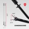 imageNoCry Magnetic Flexible Claw Grabber Pickup Tool with Bright LED Light  277in Long Magnetic Pickup Tool Retractable Claw Grabbing Tool Magnetic Grabber Tool with 5lb Pull Strength Pick Up ToolClaw Grabber with LED light
