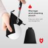 imageNoCry Magnetic Flexible Claw Grabber Pickup Tool with Bright LED Light  277in Long Magnetic Pickup Tool Retractable Claw Grabbing Tool Magnetic Grabber Tool with 5lb Pull Strength Pick Up ToolTelescoping Inspection Mirror