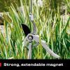imageNoCry Magnetic Flexible Claw Grabber Pickup Tool with Bright LED Light  277in Long Magnetic Pickup Tool Retractable Claw Grabbing Tool Magnetic Grabber Tool with 5lb Pull Strength Pick Up ToolSet A  Claw and Pickup Tool