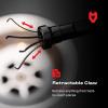imageNoCry Magnetic Flexible Claw Grabber Pickup Tool with Bright LED Light  277in Long Magnetic Pickup Tool Retractable Claw Grabbing Tool Magnetic Grabber Tool with 5lb Pull Strength Pick Up ToolClaw Grabber with LED light