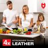 imageNoCry Premium Cut Resistant Gloves Food Grade  Level 5 Protection Ambidextrous Machine Washable Superior Comfort and Dexterity Lightweight  Perfect Cutting Gloves or Mandolin GloveOriginal Grey
