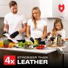 imageNoCry Premium Cut Resistant Gloves Food Grade  Level 5 Protection Ambidextrous Machine Washable Superior Comfort and Dexterity Lightweight  Perfect Cutting Gloves or Mandolin GloveOriginal Black
