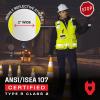 imageNoCry Premium Reflective Safety Vest for Men with HeavyDuty Stitching ampamp Phone Pocket  ANSI Class 2 HighVisibility Neon Workwear with Multiple Pockets  Ideal for Construction Workers ampamp SurveyorsMedium