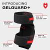 imageNoCry Professional Construction Knee Pads for Men and Women  Heavy Duty AntiSlip Cap Extra Thick Gel ampamp Foam Cushion Reinforced Adjustable and Elastic Straps Military Grade RivetsThigh High