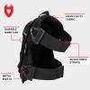 imageNoCry Professional Construction Knee Pads for Men and Women with NonSlip Heavy Duty Cap and Ankle Support  Thick Foam and Gel Cushioning  Reinforced Adjustable Straps and Military Grade RivetsImproved