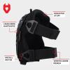 imageNoCry Professional Construction Knee Pads for Men and Women with NonSlip Heavy Duty Cap and Ankle Support  Thick Foam and Gel Cushioning  Reinforced Adjustable Straps and Military Grade RivetsOriginal