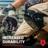 imageNoCry Professional Construction Knee Pads for Men and Women with NonSlip Heavy Duty Cap and Ankle Support  Thick Foam and Gel Cushioning  Reinforced Adjustable Straps and Military Grade RivetsOriginal
