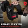 imageNoCry Professional Work Knee Pads for Men Construction with Ankle Support and Heavy Duty AntiSlip Cap  Foam Cushion and Extra Thick Gel Padding  Reinforced Thigh ampamp Shin StrapsOne Size