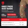 imageNoCry Professional Work Knee Pads for Men Construction with Ankle Support and Heavy Duty AntiSlip Cap  Foam Cushion and Extra Thick Gel Padding  Reinforced Thigh ampamp Shin StrapsOne Size
