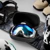 imageNoCry Protective Goggle Case Fits Most Goggles Semi Hard Water Resistant and Shockproof Outer Shell Reinforced Zipper Belt Clip Designed to Fit All Safety Goggles Black