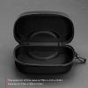 imageNoCry Protective Goggle Case Fits Most Goggles Semi Hard Water Resistant and Shockproof Outer Shell Reinforced Zipper Belt Clip Designed to Fit All Safety Goggles Black