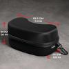 imageNoCry Protective Goggle Case Fits Most Goggles Semi Hard Water Resistant and Shockproof Outer Shell Reinforced Zipper Belt Clip Designed to Fit All Safety Goggles Black