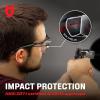 imageNoCry Safety Glasses Over Eyeglasses for Men and Women with Anti Scratch Lenses and Integrated Side Shields  Adjustable Temples with AntiSlip Tips  100 UV Protective Eyewear  ANSI Z87 CertifiedBlack  Black