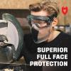 imageNoCry Safety Goggles Over Glasses with Extreme Impact Resistance  ANSI Z871 Certified Eye Protection with AntiFog AntiScratch and UV380 Lenses  Adjustable Strap  Ideal for the Chemistry LabGoggles  Shield