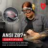 imageNoCry Safety Goggles Over Glasses with Extreme Impact Resistance  ANSI Z871 Certified Eye Protection with AntiFog AntiScratch and UV380 Lenses  Adjustable Strap  Ideal for the Chemistry LabGoggles