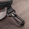 imageNoCry Storage Case for Safety Glasses with Felt Lining Reinforced Zipper and Handy Belt Clip Brown Grey