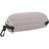 imageNoCry Storage Case for Safety Glasses with Felt Lining Reinforced Zipper and Handy Belt Clip Brown Grey