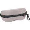 imageNoCry Storage Case for Safety Glasses with Felt Lining Reinforced Zipper and Handy Belt Clip Brown Grey