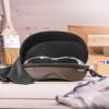 imageNoCry Storage Case for Safety Glasses with Felt Lining Reinforced Zipper and Handy Belt Clip Coffee