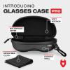imageNoCry Storage Case for Safety Glasses with Felt Lining Reinforced Zipper and Handy Belt ClipDirt  Water Resistant