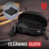 imageNoCry Storage Case for Safety Glasses with Felt Lining Reinforced Zipper and Handy Belt ClipOriginal